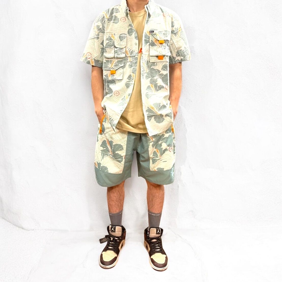 LRG KING TRIPICAL WOVEN SHORT / l3kzmbsxx エルアールジー ショート