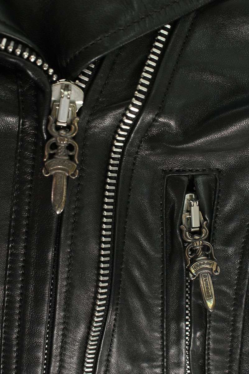 クロムハーツ　レディース　レザージャケット CHROME HEARTS クロムハーツ ライダース ジャケット レディース