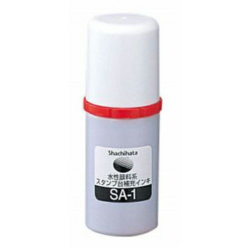 （まとめ） スタンプインク シヤチハタ デュエット　スタンプ台（エコス） 赤 SA-1 4974052253027 ●容量：２８ｍｌ 1個【×20セット】