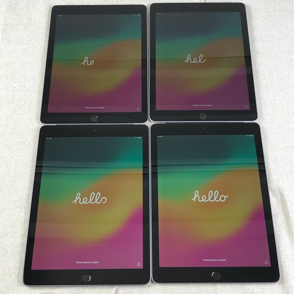 ◆ジャンク品 本体のみ◆ 4点セット Apple iPad 第6世代 Wi-Fi Cellular 128GB A1954 目立つキズ 不具合あり 他 |TL-JUNK-250744