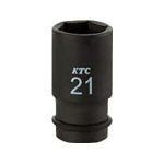 京都機械工具(KTC) インパクトレンチ用ソケット BP4M27TP 対辺寸法:27×差込角:12.7×全長:75mm セミディープ薄肉 1個