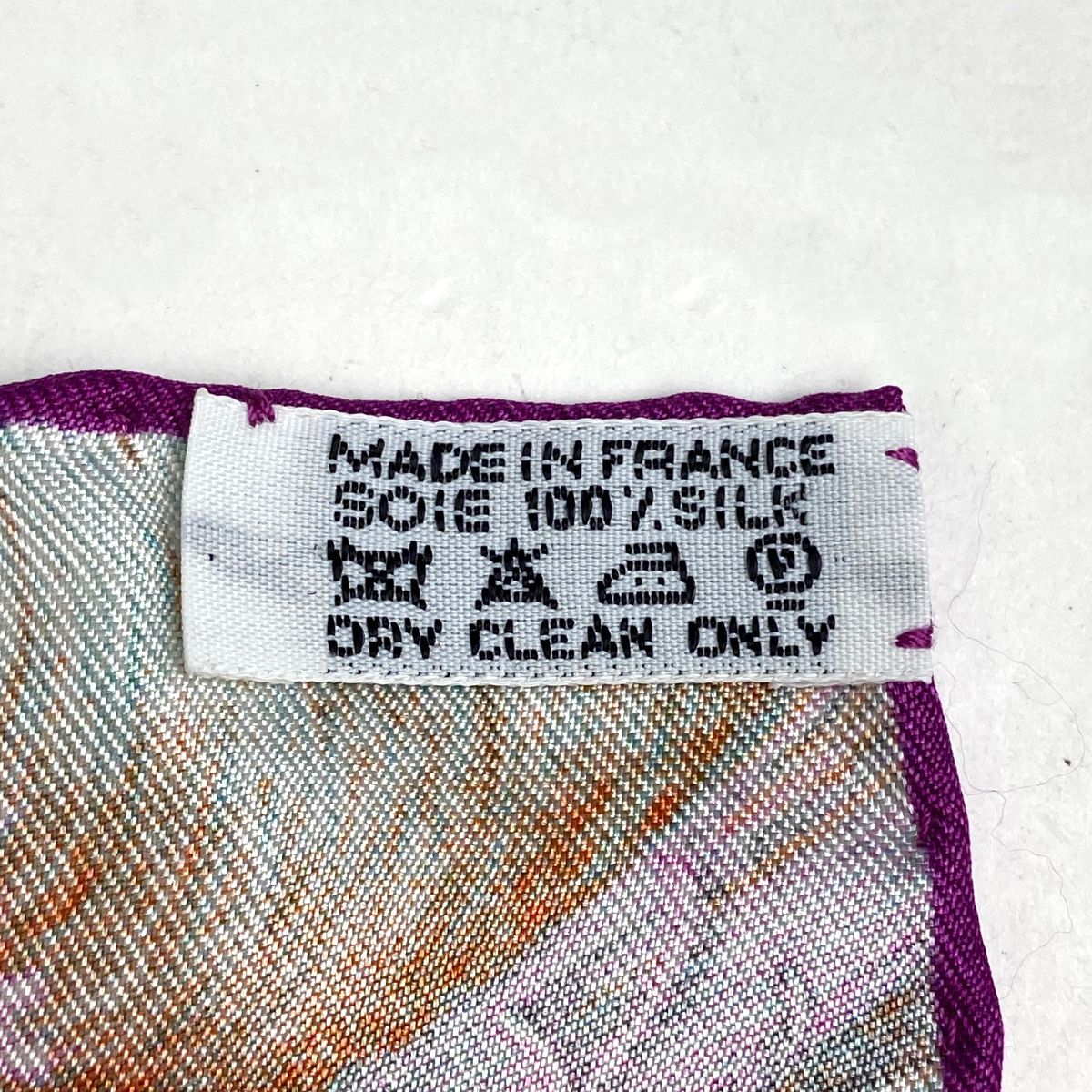 エルメス HERMES カレ 90 BRIDES de GALA 式典用馬勒 馬具 スカーフ シルク パープル ホワイト レディース