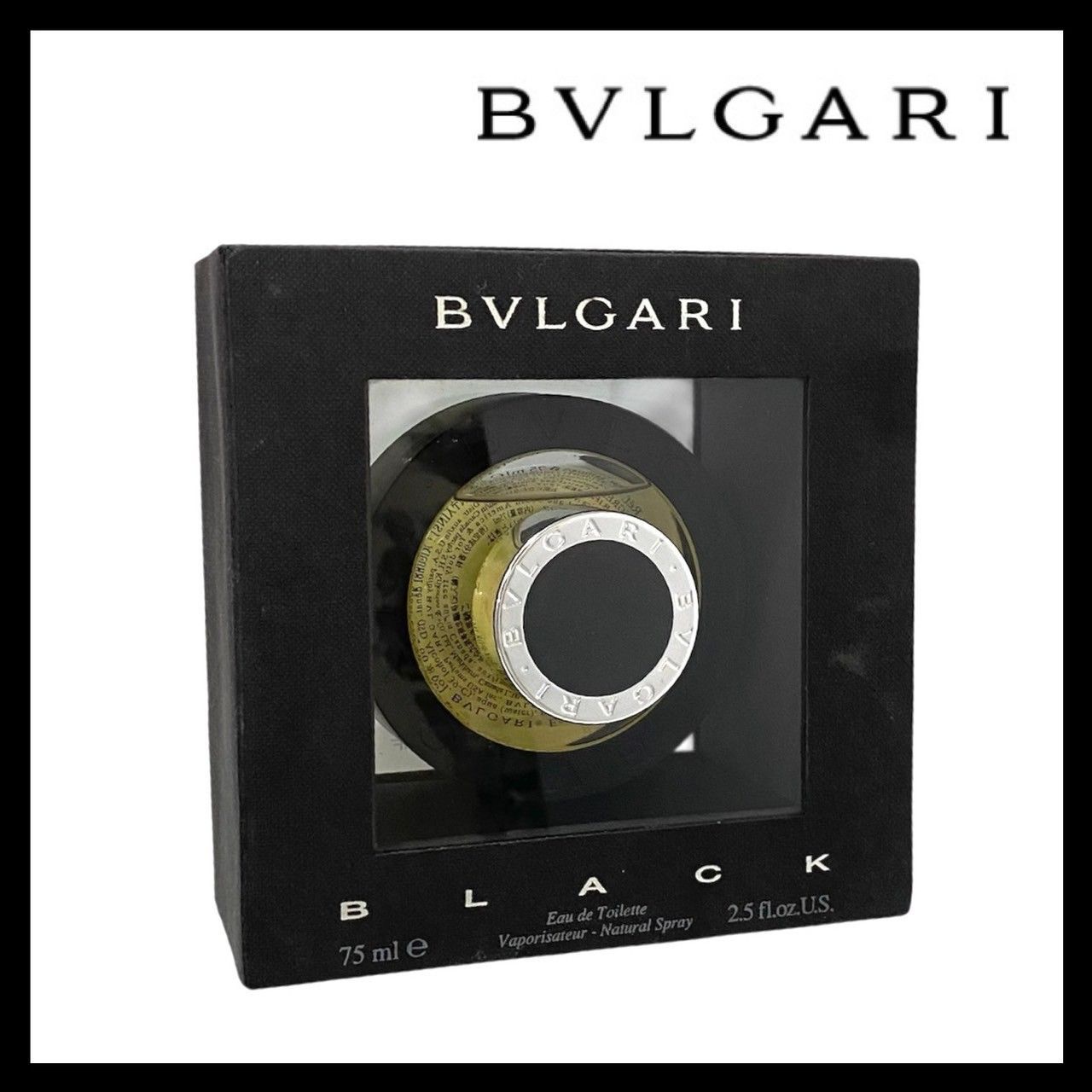 Y【BVLGARI】ブラック オードトワレ 75ml 香水/パヒューム