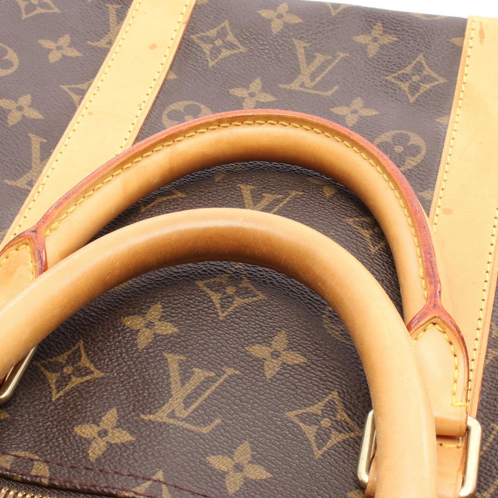 ルイ ヴィトン LOUIS VUITTON ボストンバッグ キーポル バンドリエール55 モノグラム M41414 PVCコーティングキャンバス レザー キーポル バンドリエール55 ユニセックス DECORATOM_COM_BR