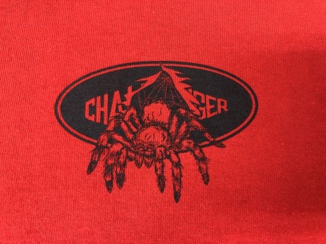 【中古】 CHALLENGER チャレンジャー 22AW LOGO SPIDER TEE レッド L 111367533