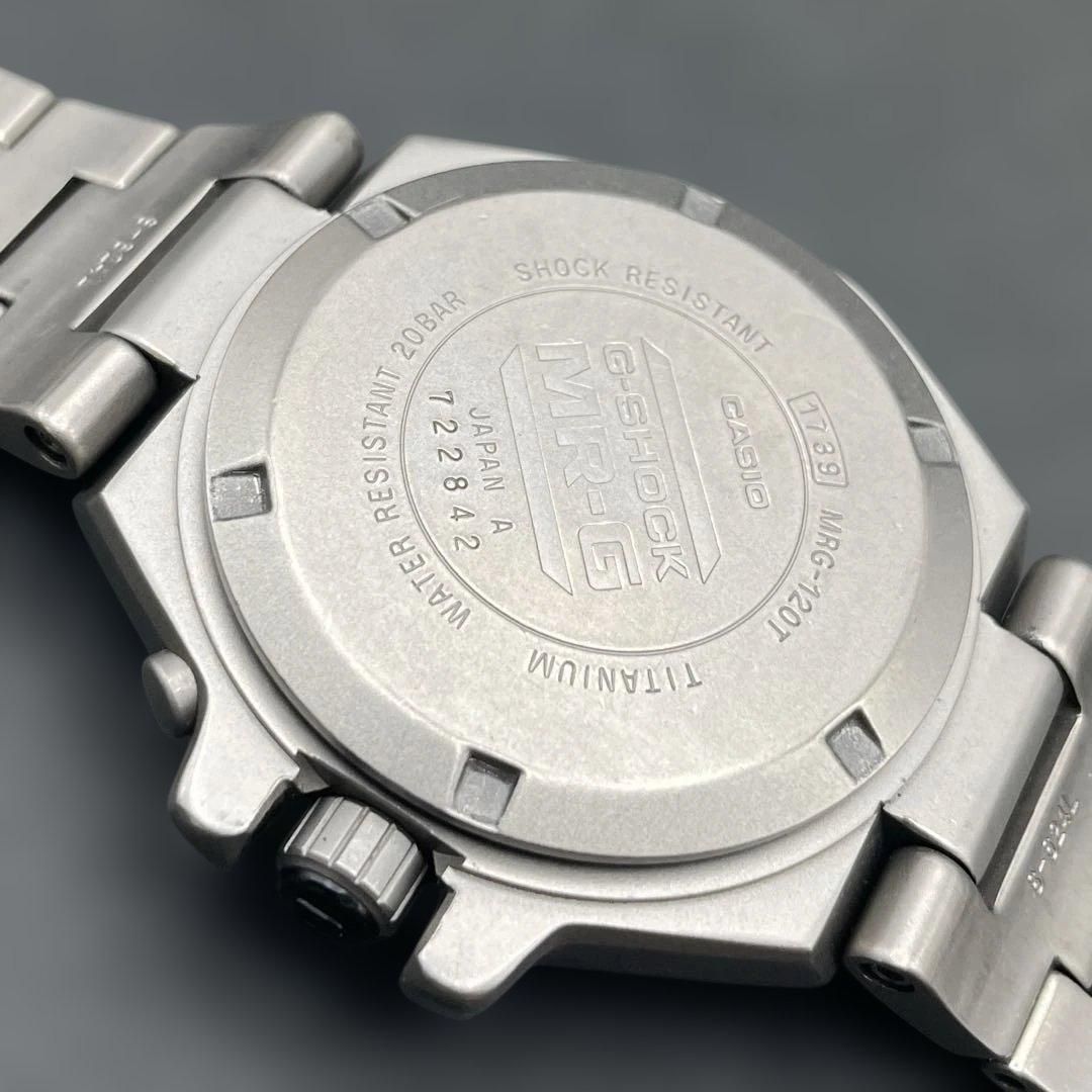 CASIO MRG-120T チタン JAZZレリーフ彫刻 ミスターG ジャズ
