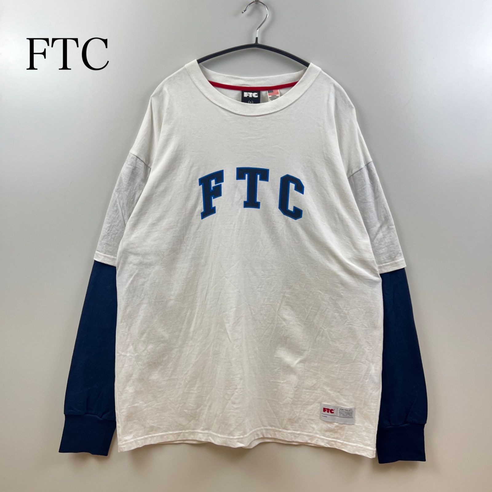 FTC USA BIG layerd L/S Tee XL エフティーシー レイヤード 長袖T 
