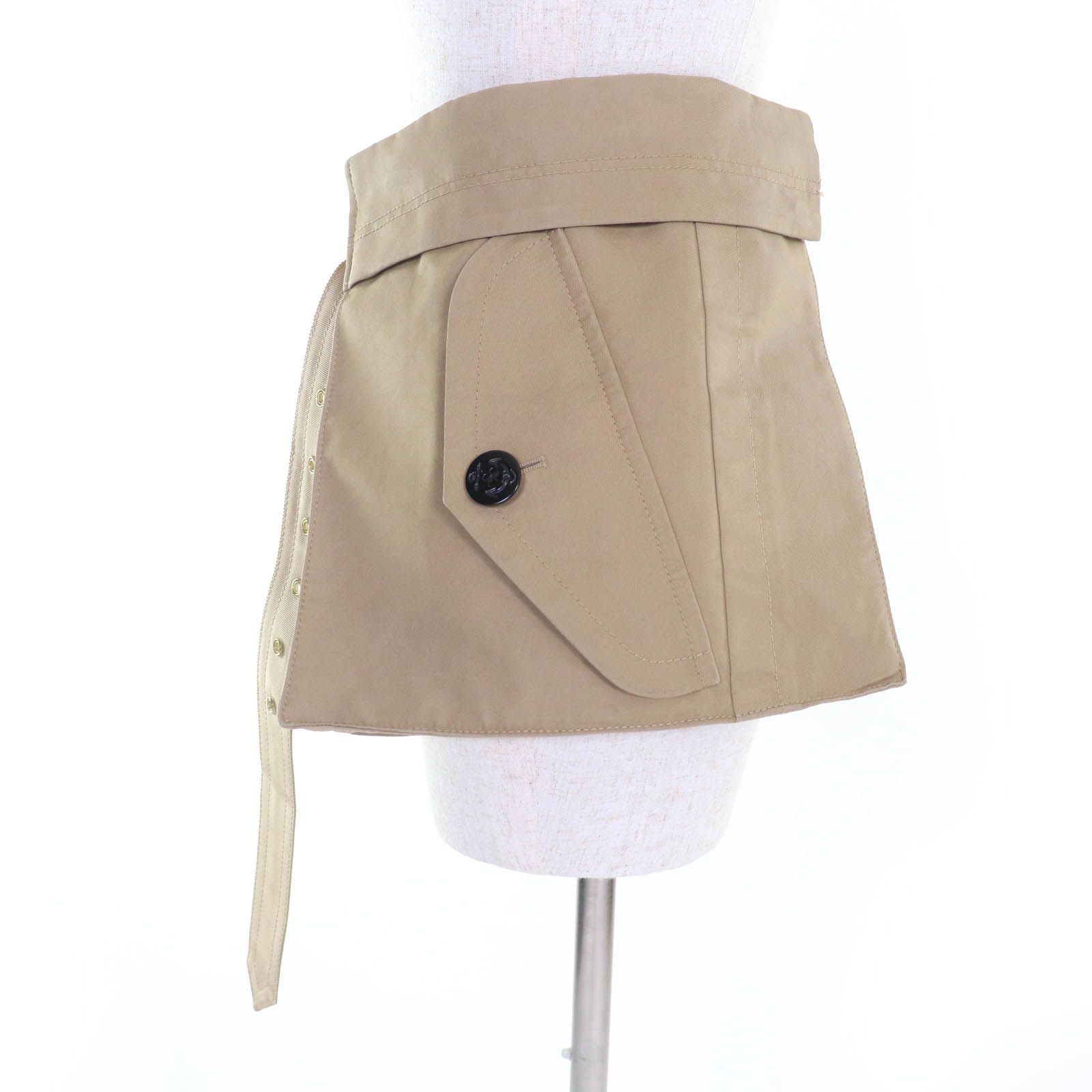 良品☆Sacai サカイ 23SS 23-06607 イカリボタン コットン ギャバジン  