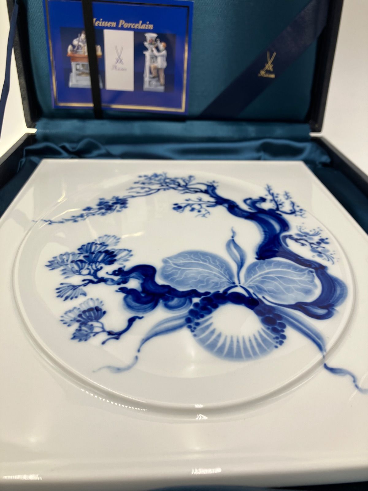 マイセン ブルーオーキッド 壁掛け 陶板画 ケース付き - メルカリ