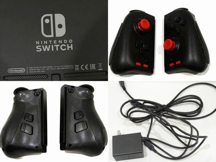 Nintendo Switch - Nintendo Switch ニンテンドー スイッチ ■HAC-001 ポータブル ゲーム機 グレー系 任天堂 カリギュラ2付き グリップコントローラー □7B Nintendo Switch ニンテンドー スイッチ □HAC-001 ポータブル
