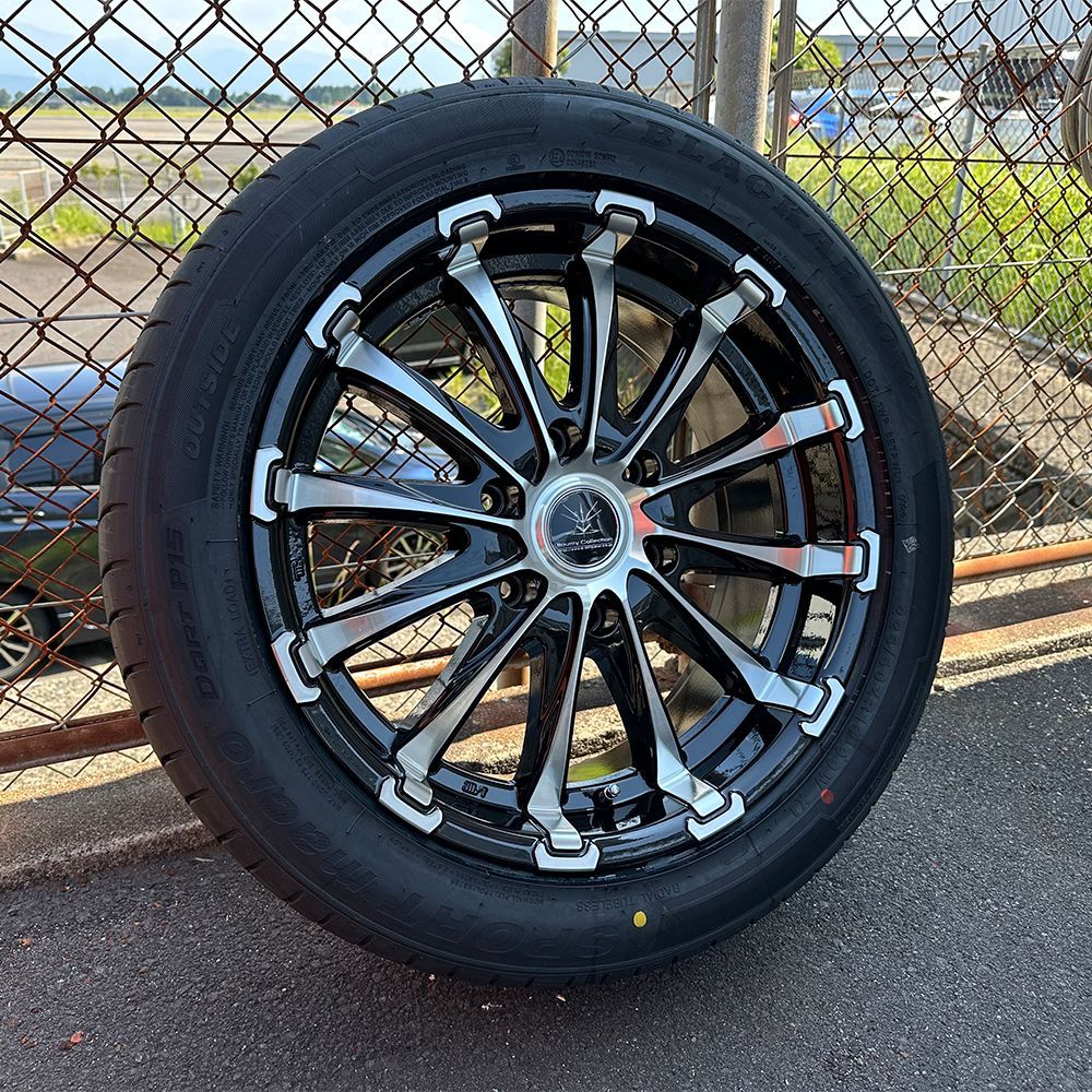 トヨタ 50系エスティマ 純正タイヤホイール4本セット 18インチ 225/50 