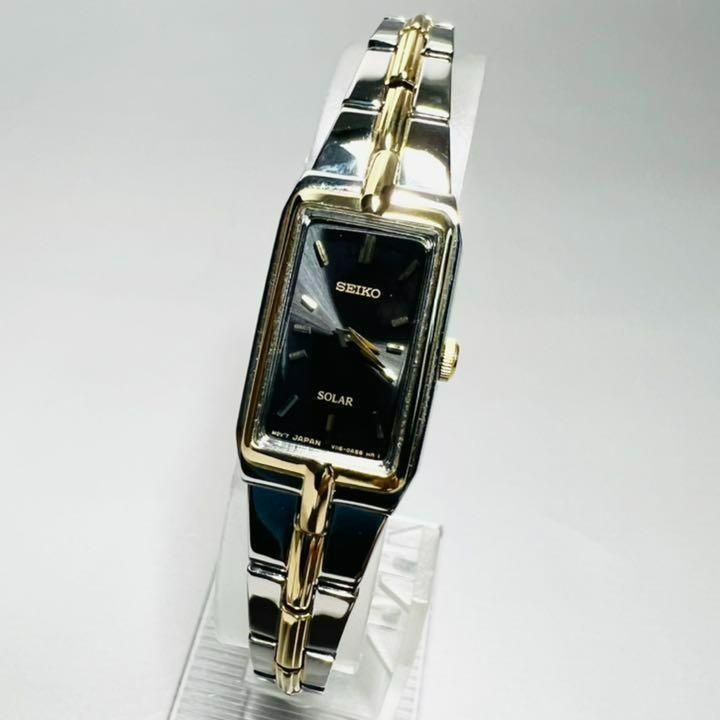 【新品】SEIKOセイコー 定価4.2万円 シルバー海外モデル レディース腕時計
