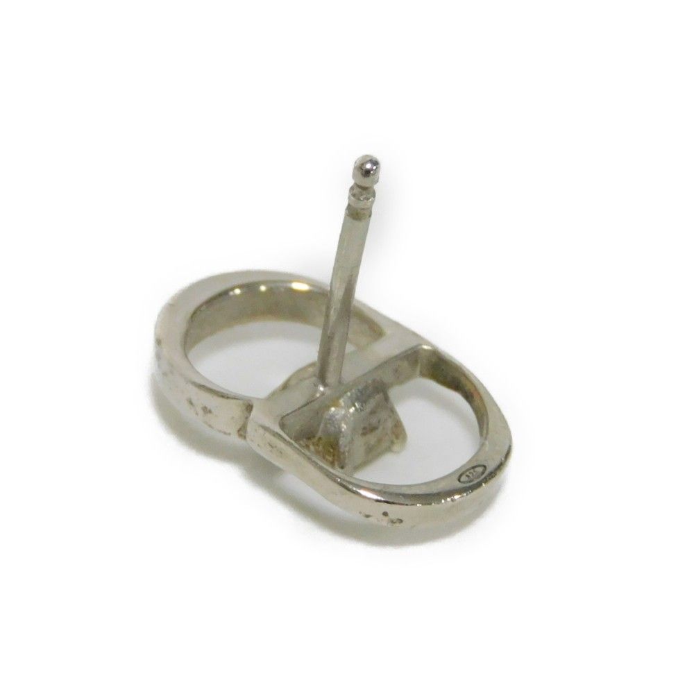 Christian Dior ピアス　アイコン　Icon CD ストーン　片耳 CD Icon Earrings Silver and White Crystals | DIOR