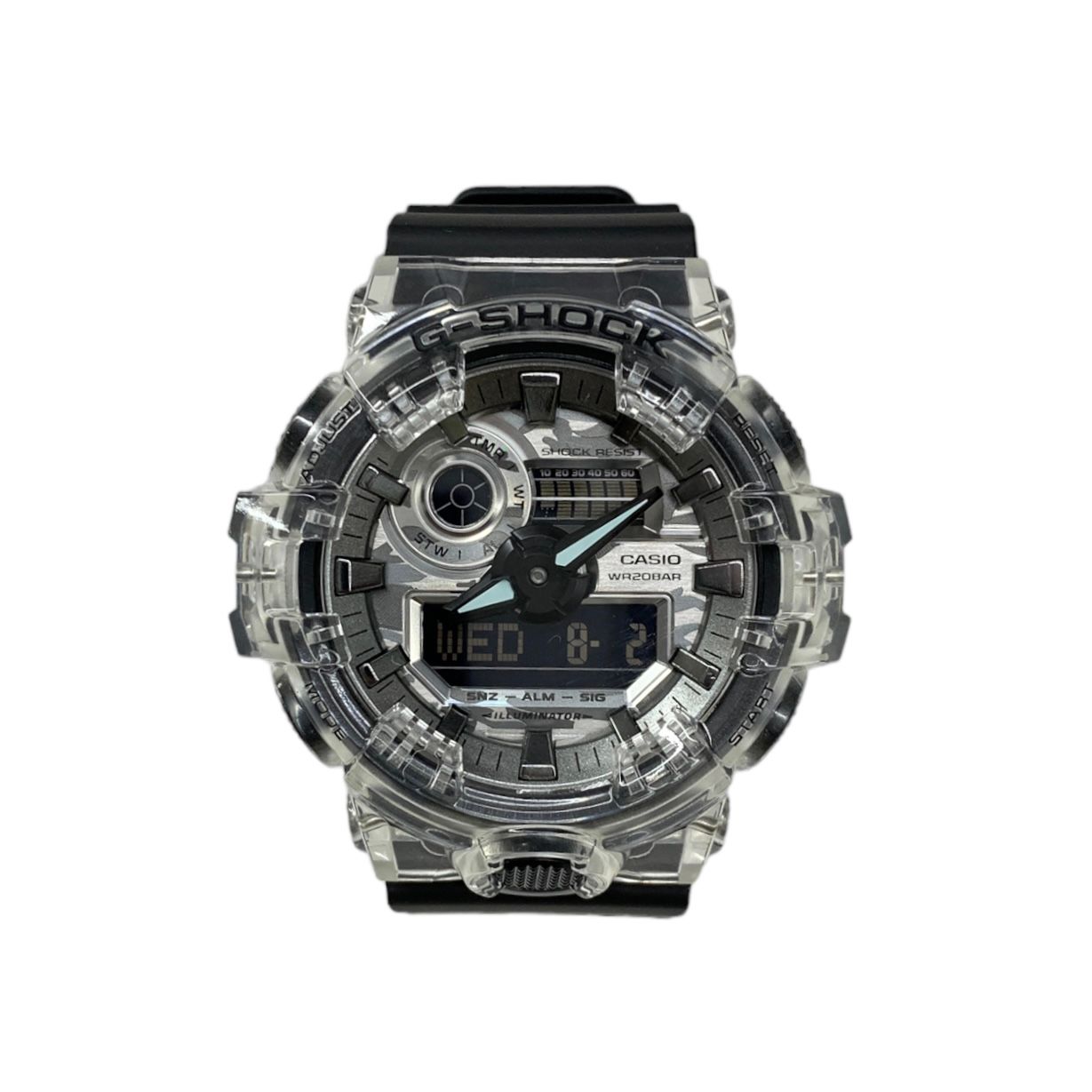 CASIO (カシオ) G-SHOCK Gショック カモフラージュスケルトン デジアナ 