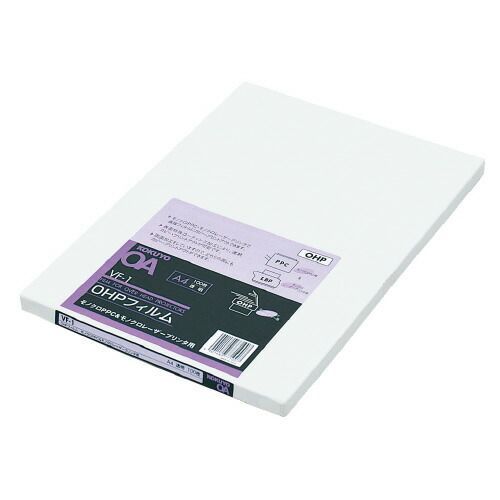 大人気，送料無料 ＯＨＰフィルム（ＰＰＣ用）　Ａ４判１００枚入 VF-1【コクヨ】