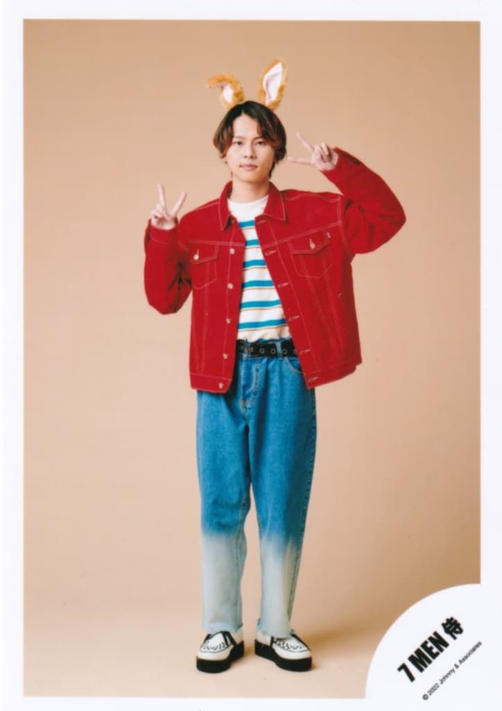 矢花黎　公式写真 7MEN侍 22年 Greeting Photo Easter 2022 矢花黎 公式写真 *1枚