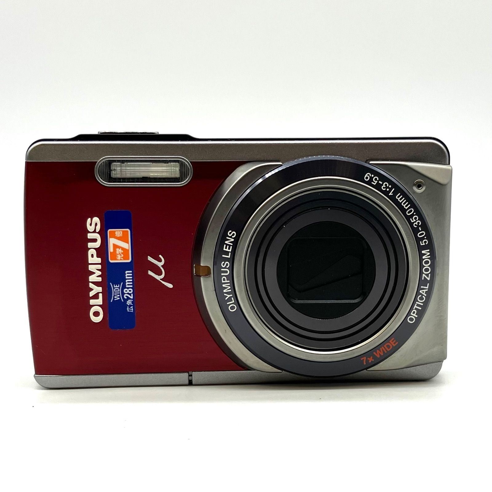 レッド OLYMPUS デジタルカメラ μ-7020 レッド μ-7020 RED 【公式通販】