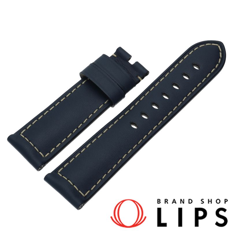 【ほぼ未使用】パネライ　革ベルト　ブラック パネライ パネライ 革ベルト 22mm-20mm レザー メンズ時計 美品