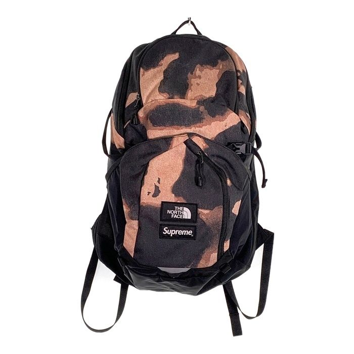 SUPREME シュプリーム 21AW THE NORTH FACE ノースフェイス Bleached Denim Print Pocono Backpack ブリーチドデニムプリント バックパック リュック ブラック NM72155I