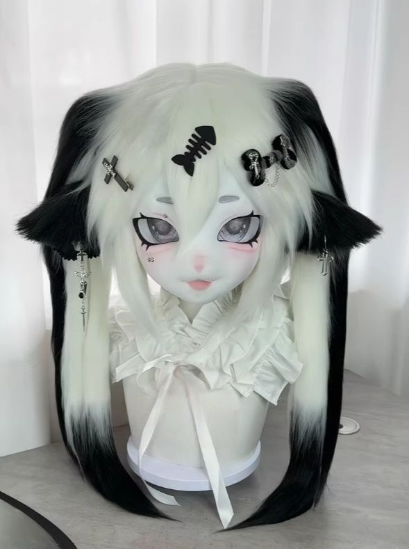 ファースーツ 着ぐるみセット NO.59 グレー キツネ ケモノ