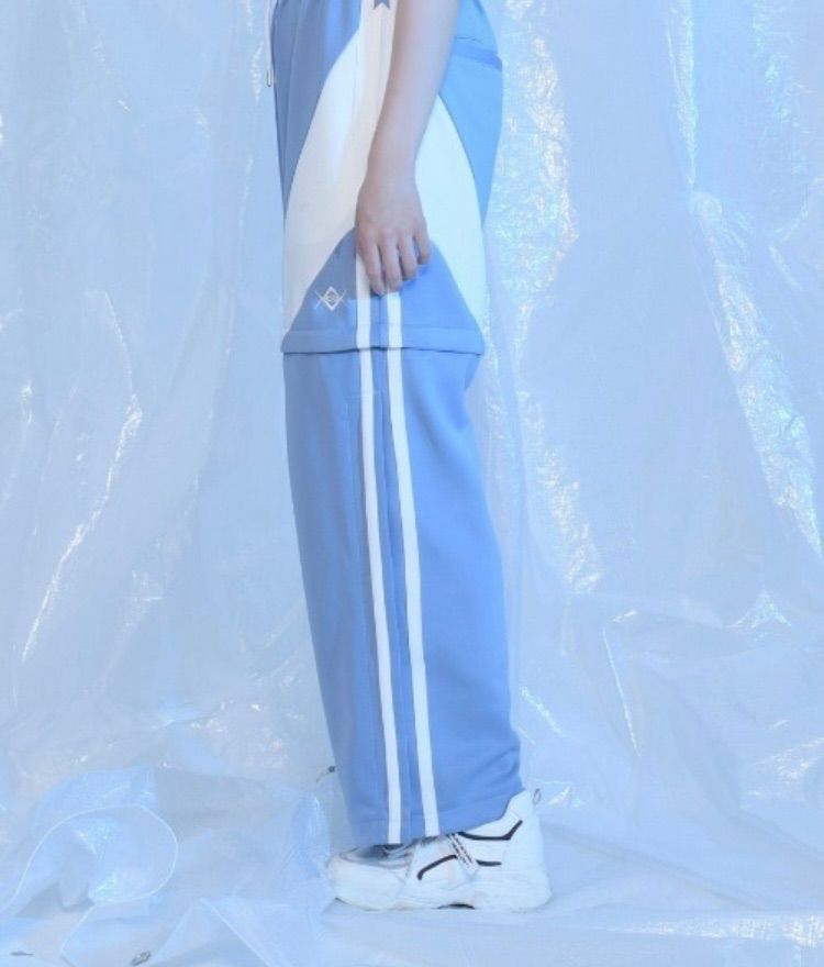 REFLEM【レフレム】BIG切替ハーフスリーブパーカー、ジャージ