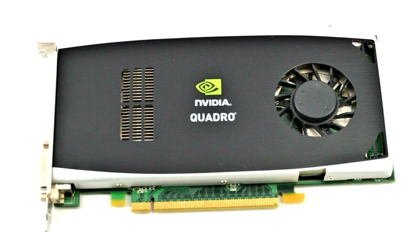 NVIDIA Quadro FX1800 GDDR3 PCI-E x16 ビデオ カード、2 ディスプレイ ポイント、1 DVI
