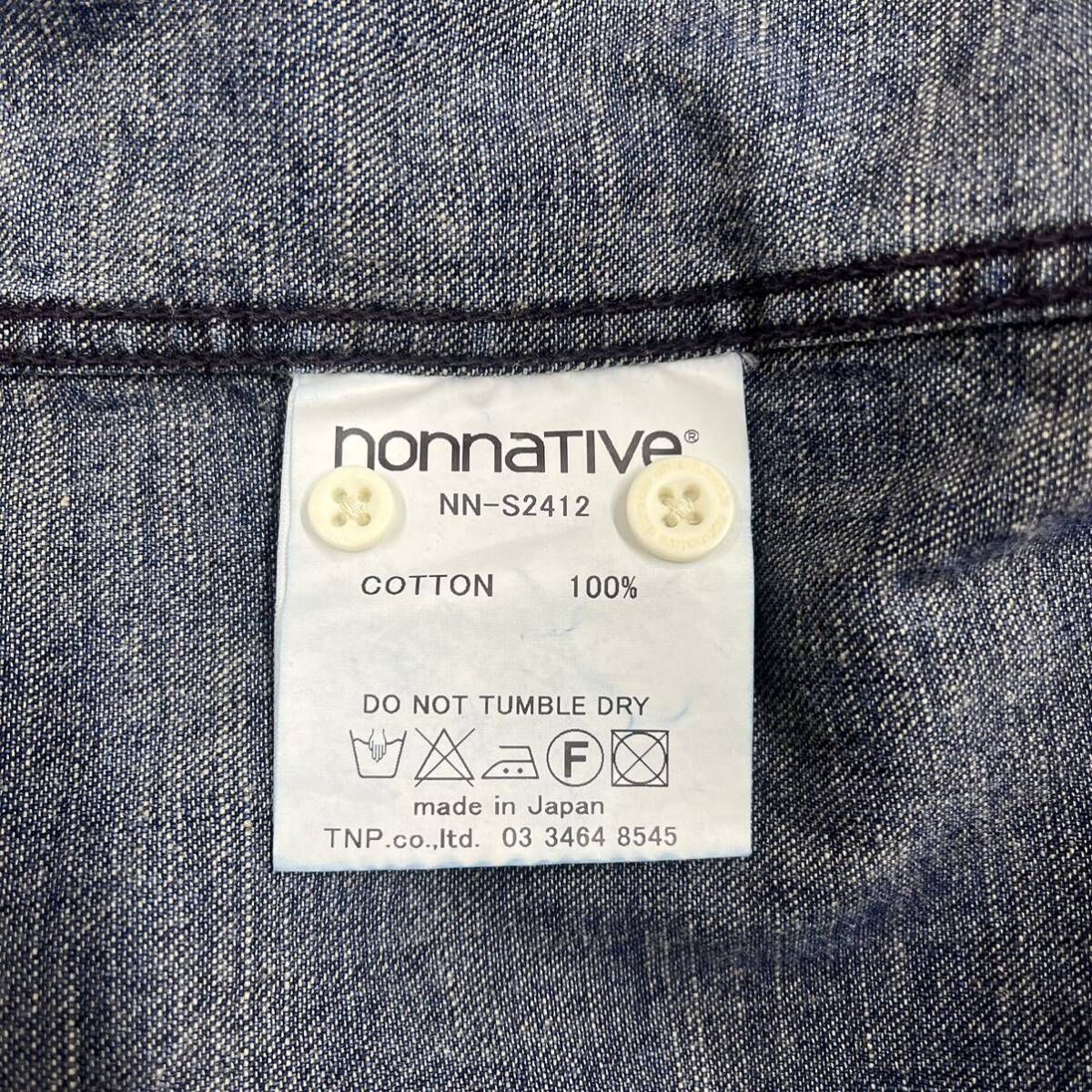 nonnative ノンネイティブ NN-S2412 デニムウエスタン シャツ 長袖 2 10117303