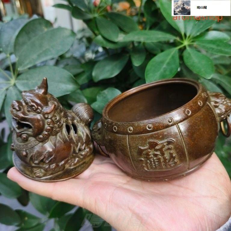 銅器 香炉 神獣香炉 香道具 茶道具 工芸品 置物 銅器 香炉 神獣香炉 香道具 茶道具 工芸品 置物 - メルカリ
