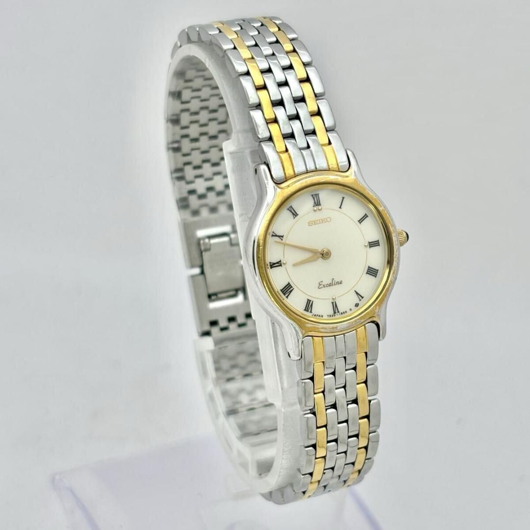 【美品/新品電池】 SEIKO エクセリーヌ ローマン レディース 腕時計 新品電池】 SEIKO セイコー エクセリーヌ レディース 腕時計