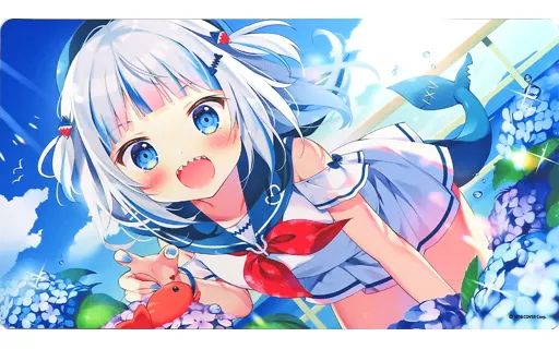 ホロライブ　がうるぐら　プレイマットラバーマット 中古】卓上マット がうる・ぐら ぐらラバーマット 「バーチャル