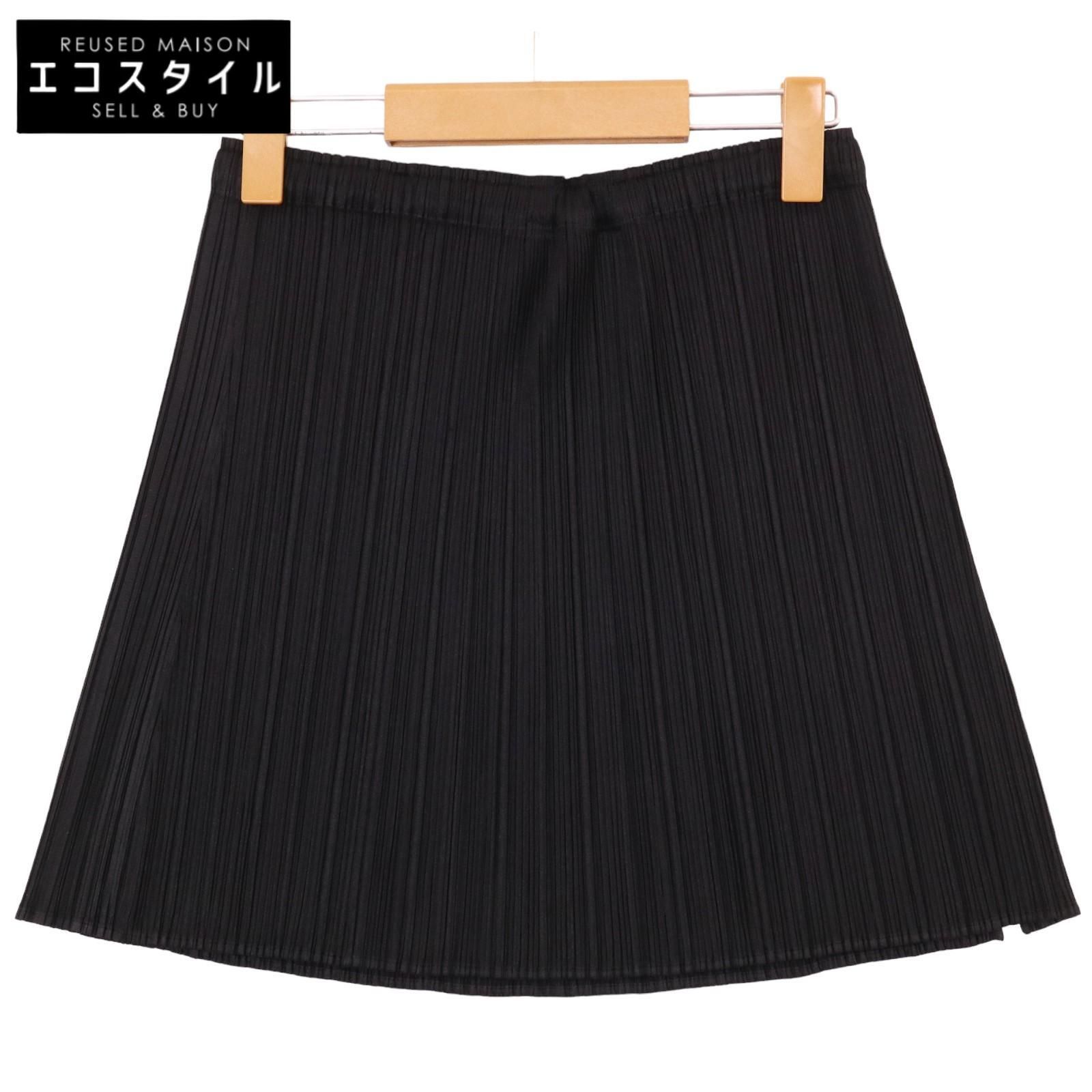 PLEATS PLEASE】プリーツスカート/ブラック