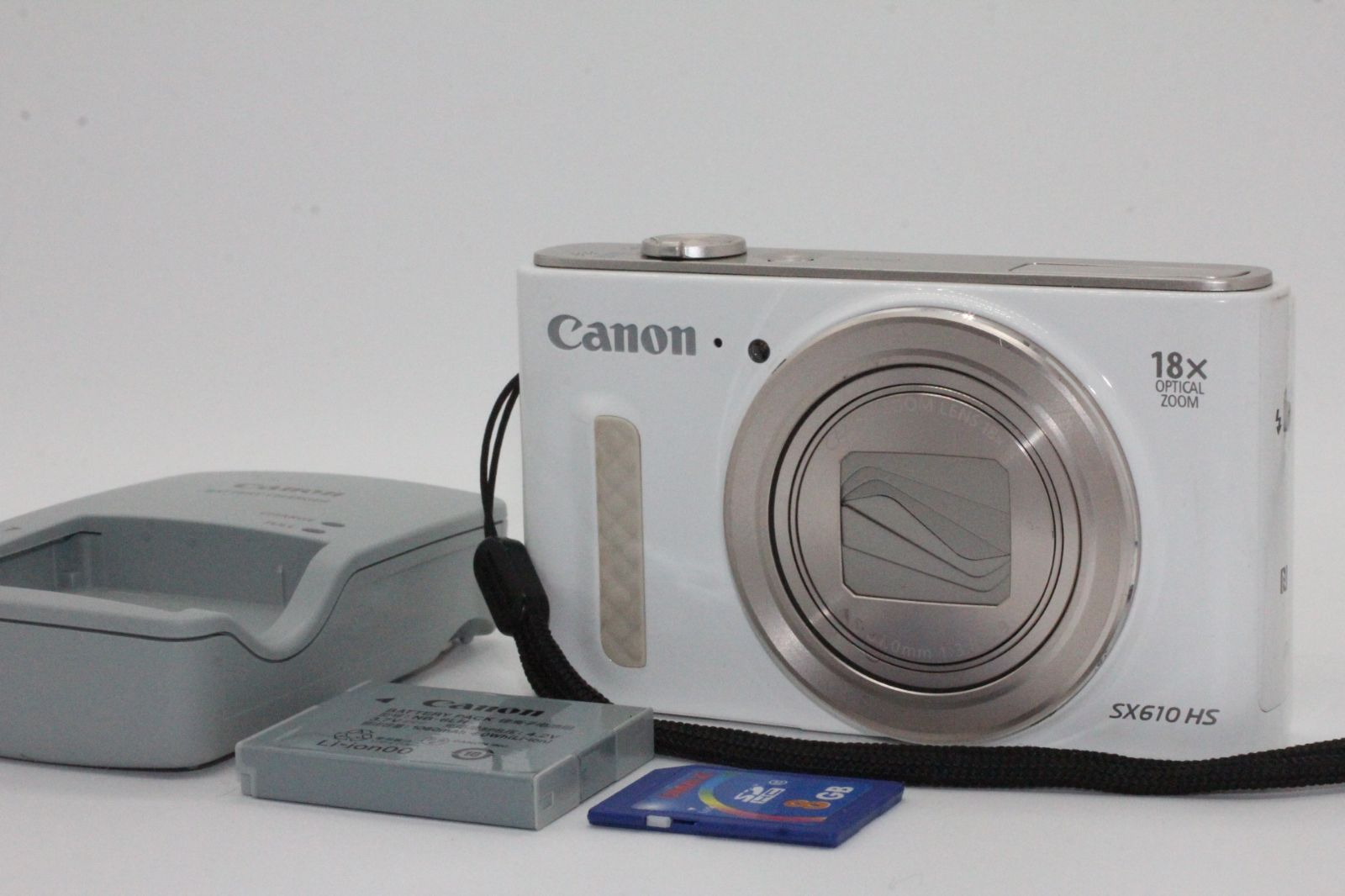Canon PowerShot SX610 HS ホワイト 光学18倍ズーム - メルカリ