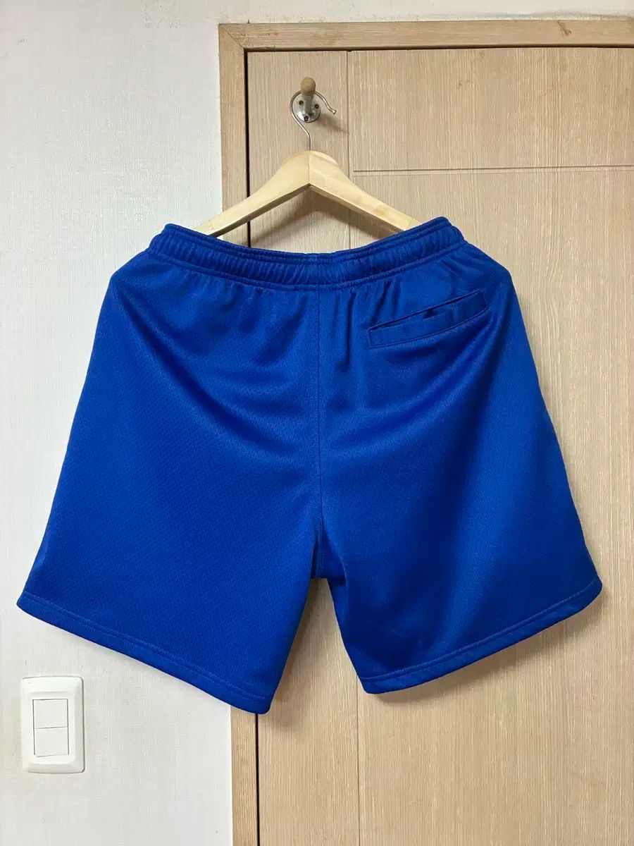 M STUSSY ステューシー LA メッシュ ショート ハーフパンツ ブルー