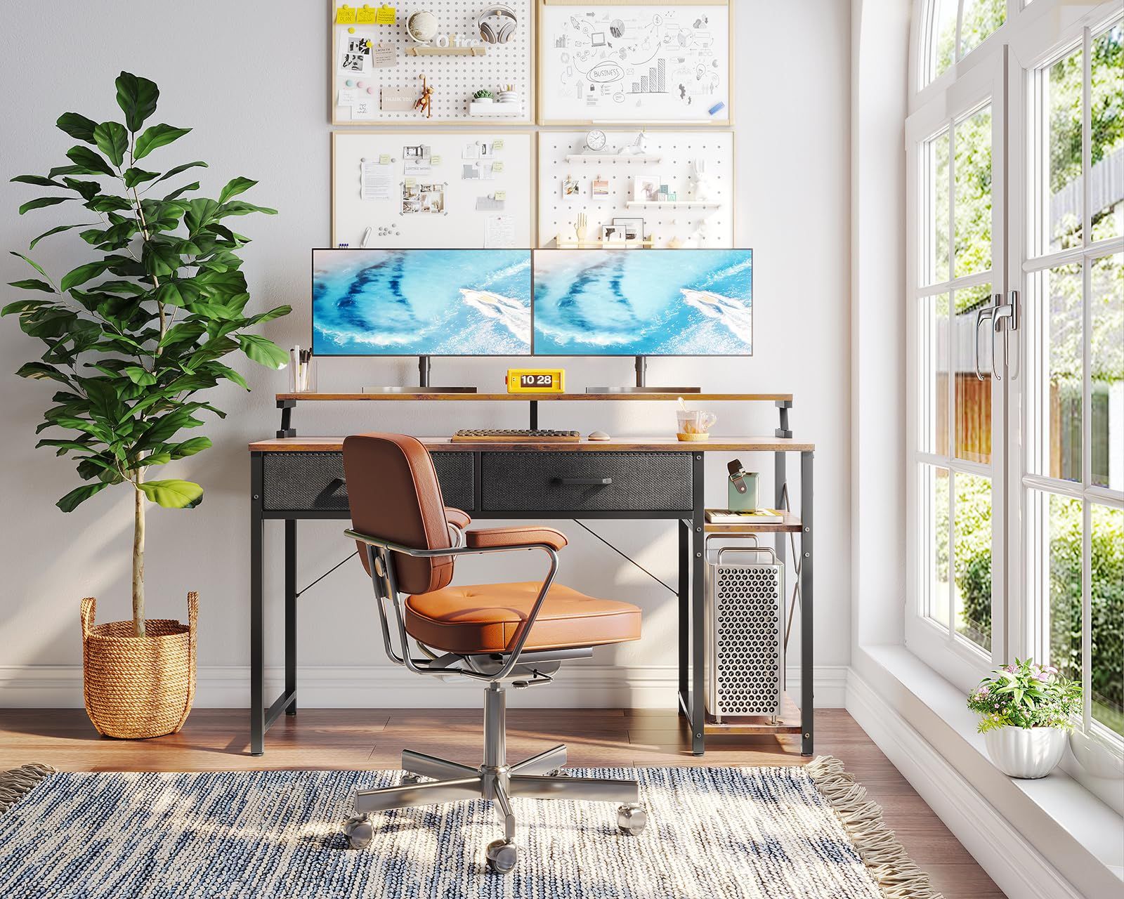 ODK デスク ゲーミングデスク 机 pcデスク 幅120cm パソコンデスク ?子 ゲームデスク computer desk ??? オフィスデスク ODK ゲーミングデスク パソコンデスク 机 pcデスク 幅120×奥行53cm