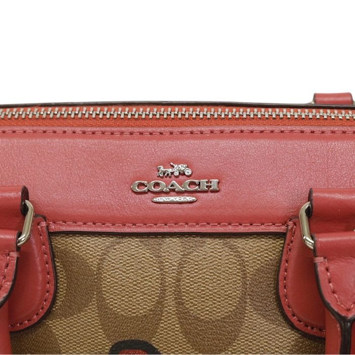 コーチ COACH ミニ ベネット サッチェル PVC / レザー パックマン