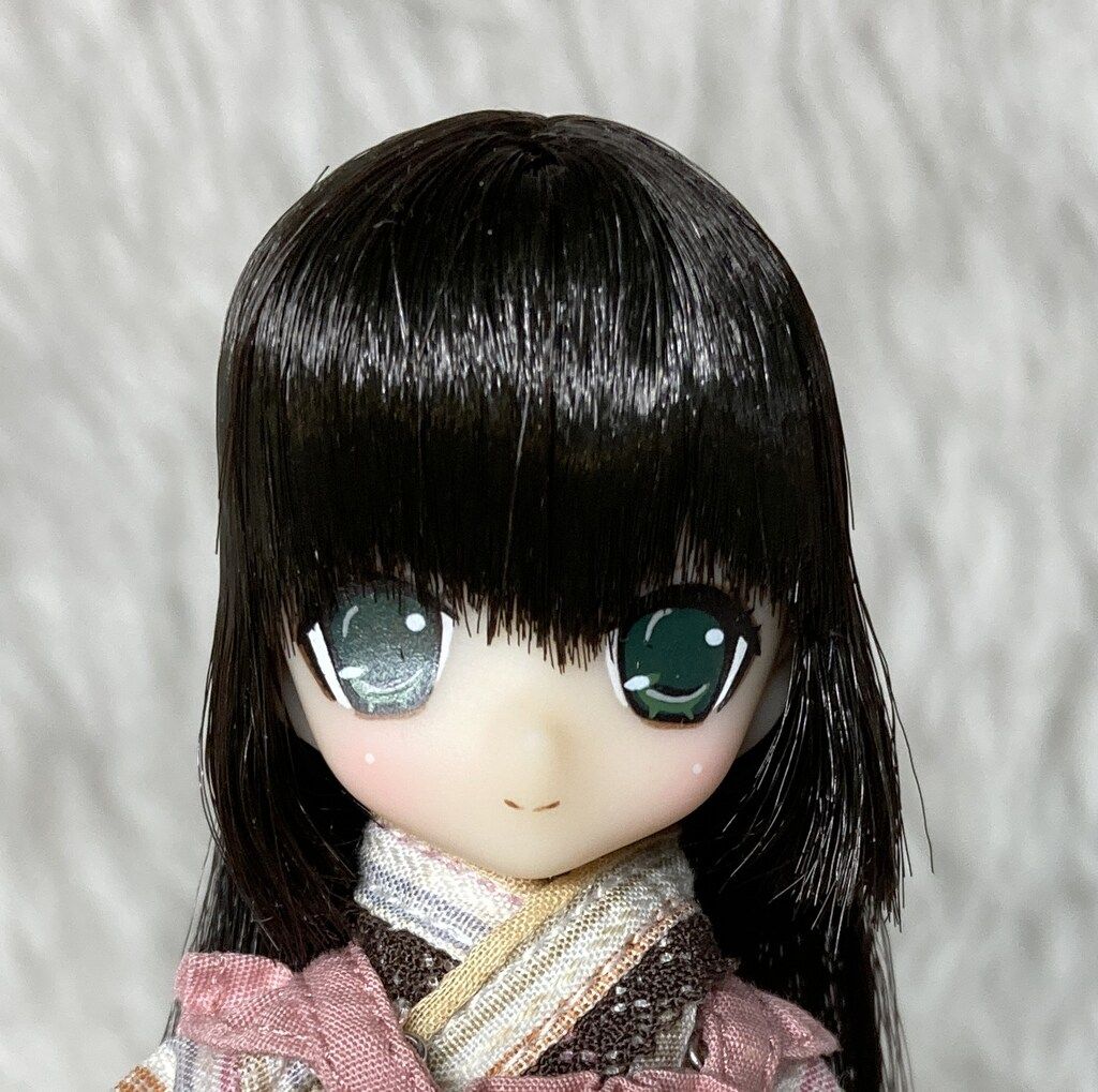 骨董 時代ガラス 乳白色 寒色系 吹雪紋 フリル 氷コップ ウランガラス