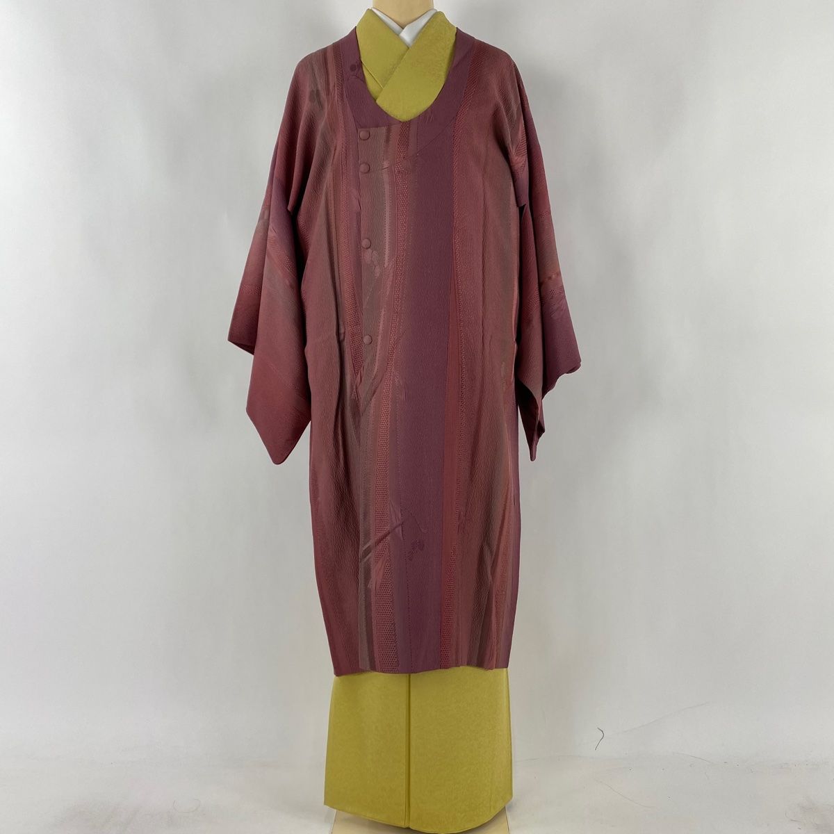 道中着 美品 名品 105cm 68.5cm 正絹 