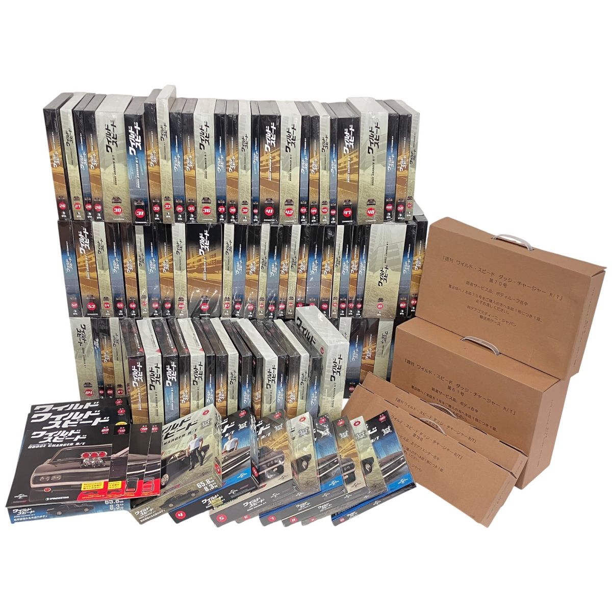 DeAGOSTINI デアゴスティーニ ワイルドスピード ダッジチャージャー R|T 1|8 スケール 1-110巻 全巻 未組立 F10441303