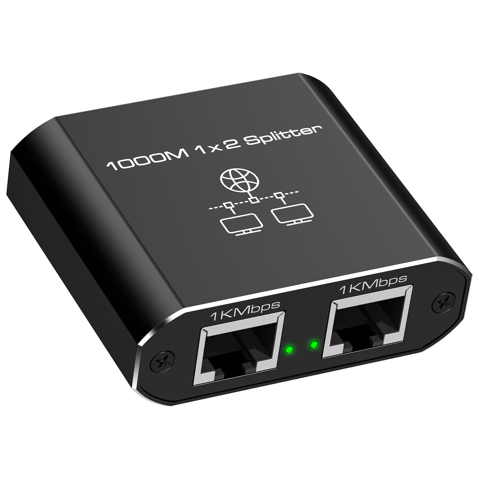 【在庫処分】高速 RJ45 1000Mbps 分岐 二股 LAN LAN スプリッター イーサネット Splitter SP918 素早く データー伝送 1入力2出力 PS5 PS4 対応 分配器 PC 対応