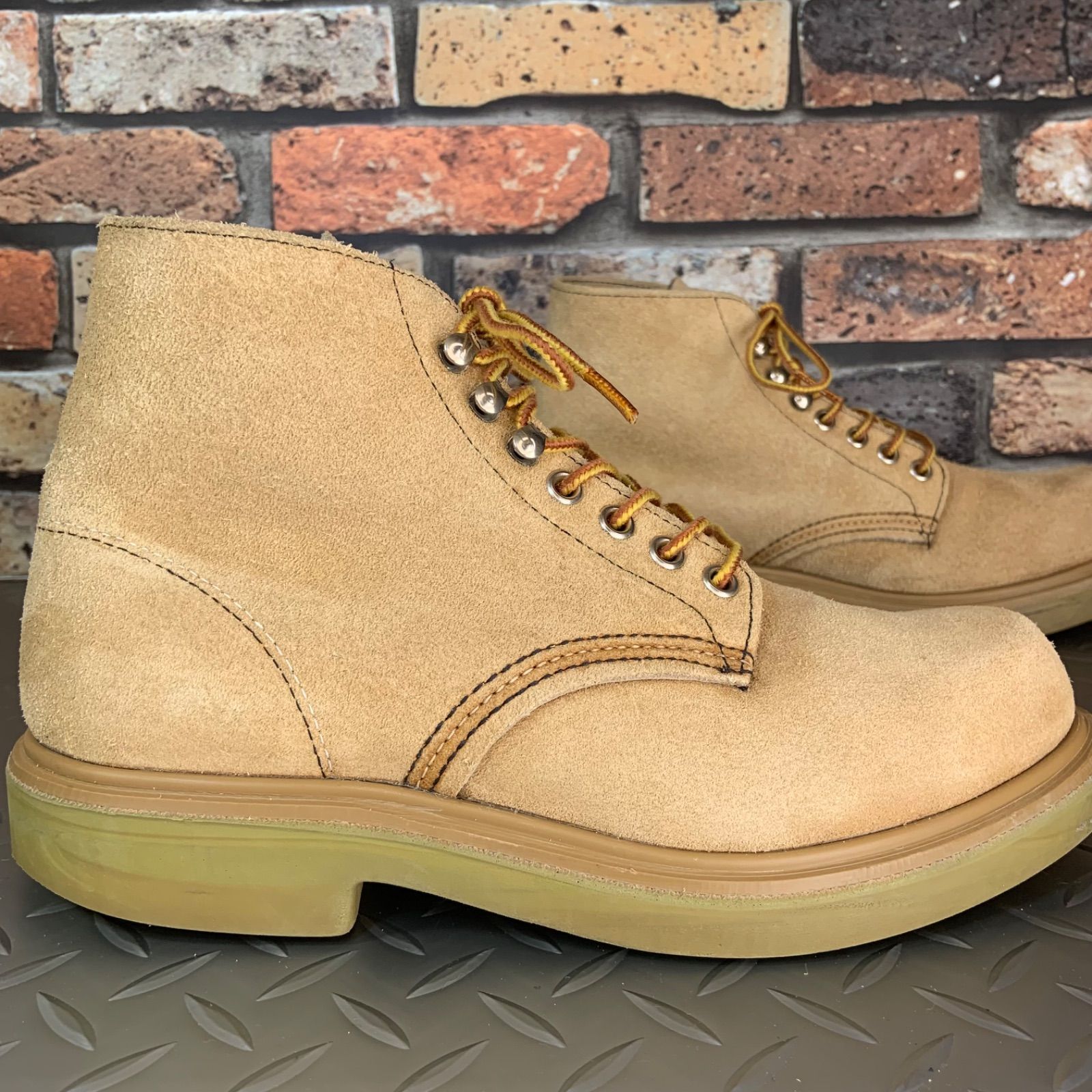 ☆REDWING 8128 刺繡羽タグ スーパーソール ラウンドトゥワーク