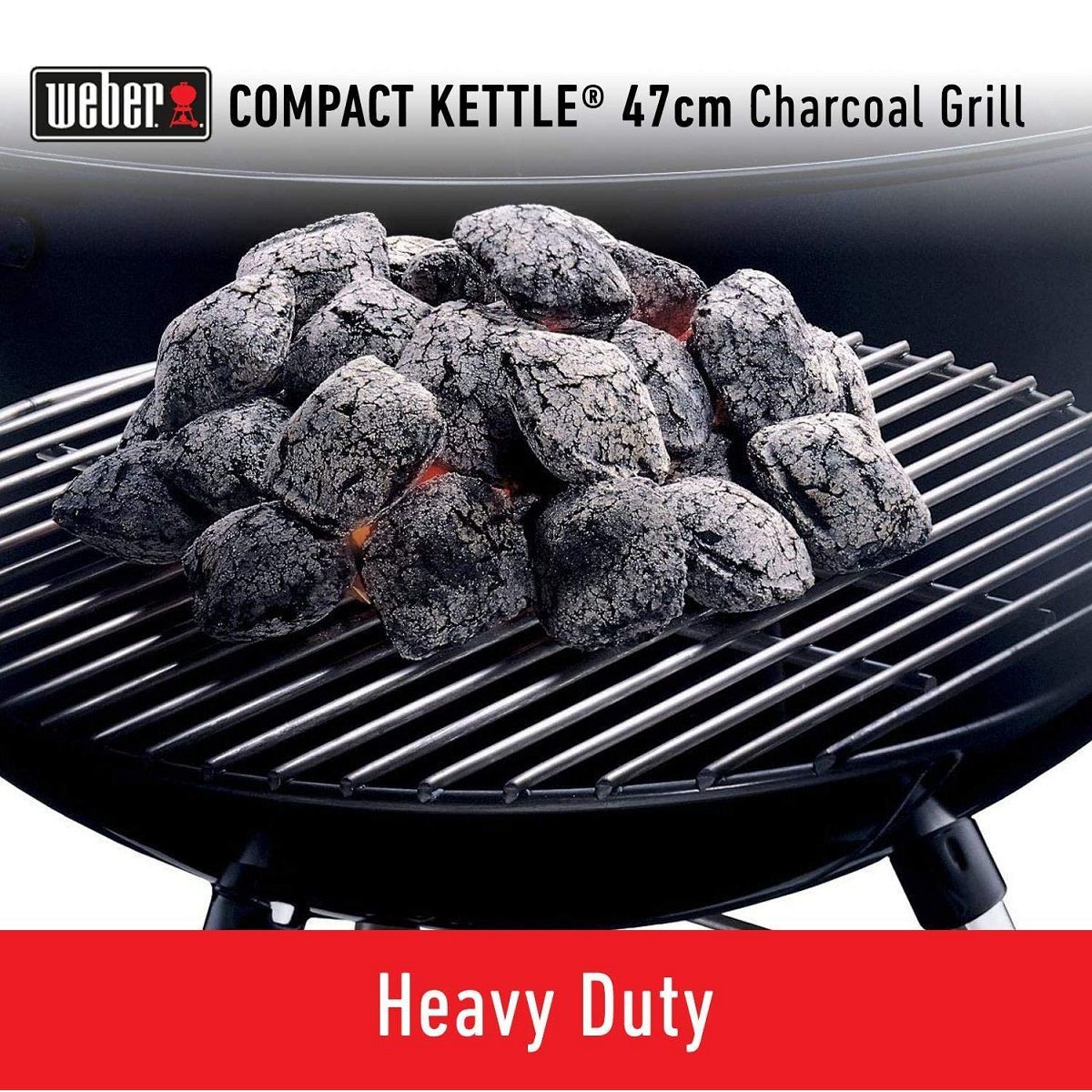 新品・未使用】WEBER お得セット コンパクトケトル チャコール  