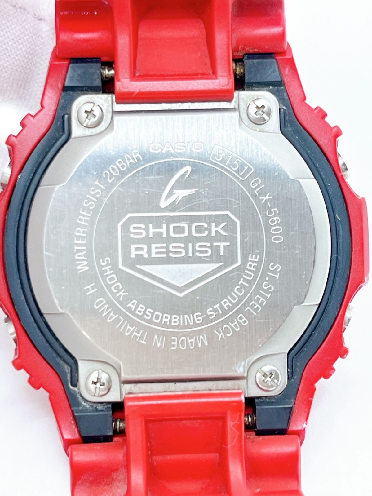 CASIO/カシオ G-SHOCK/ジーショック GLX-5600-4JF クォーツ腕時計 赤
