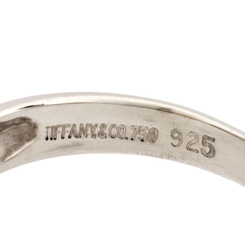 ティファニー Tiffany&Co. リボン リング 指輪 約8号 K18YG 4.1g