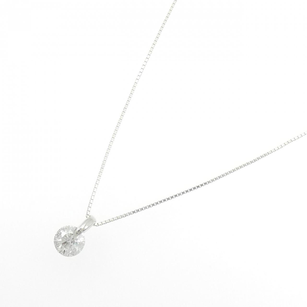PT900|PT850 ソリティア ダイヤモンド ネックレス 1.017CT
