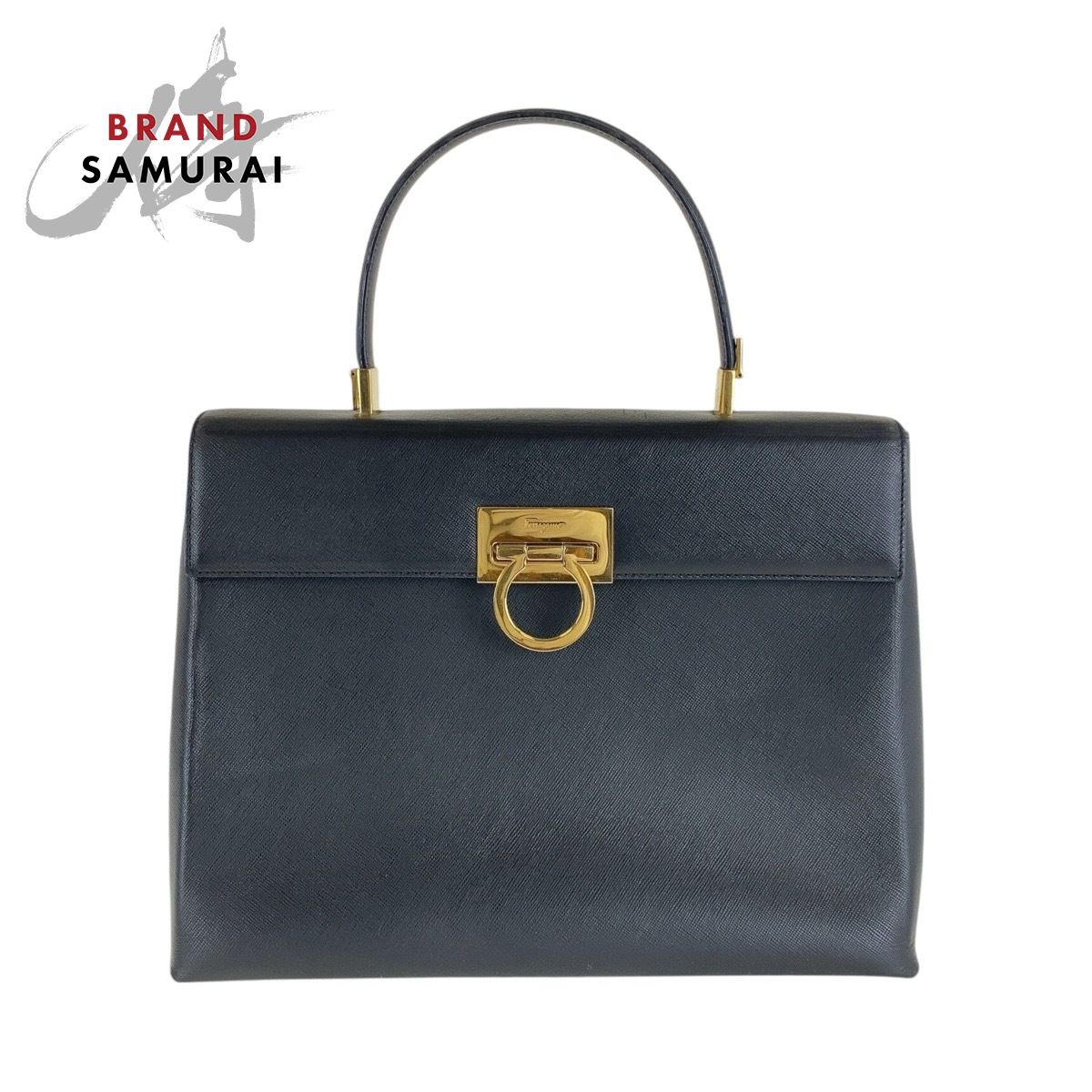 美品 Salvatore Ferragamo サルヴァトーレフェラガモ ガンチーニ