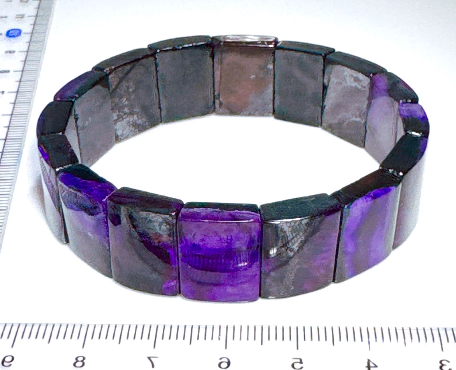 上天然スギライトバングルブレスレット