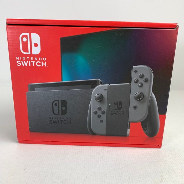 【ほぼ未使用】 任天堂　Nintendo switch グレー New Nintendo Switch Console Grey 任天堂 電池持續時間加長版