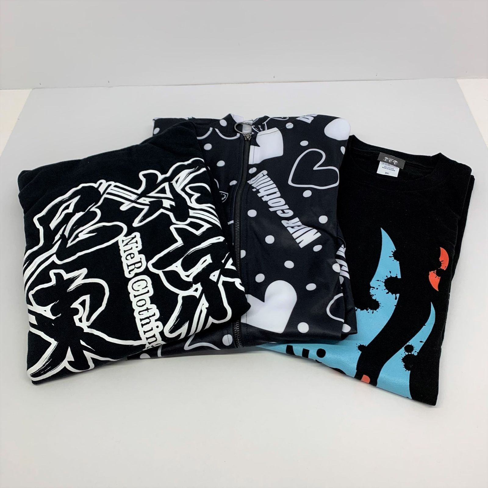 NieR Clothing プルパーカー ジップパーカー Tシャツ XL 3点セット