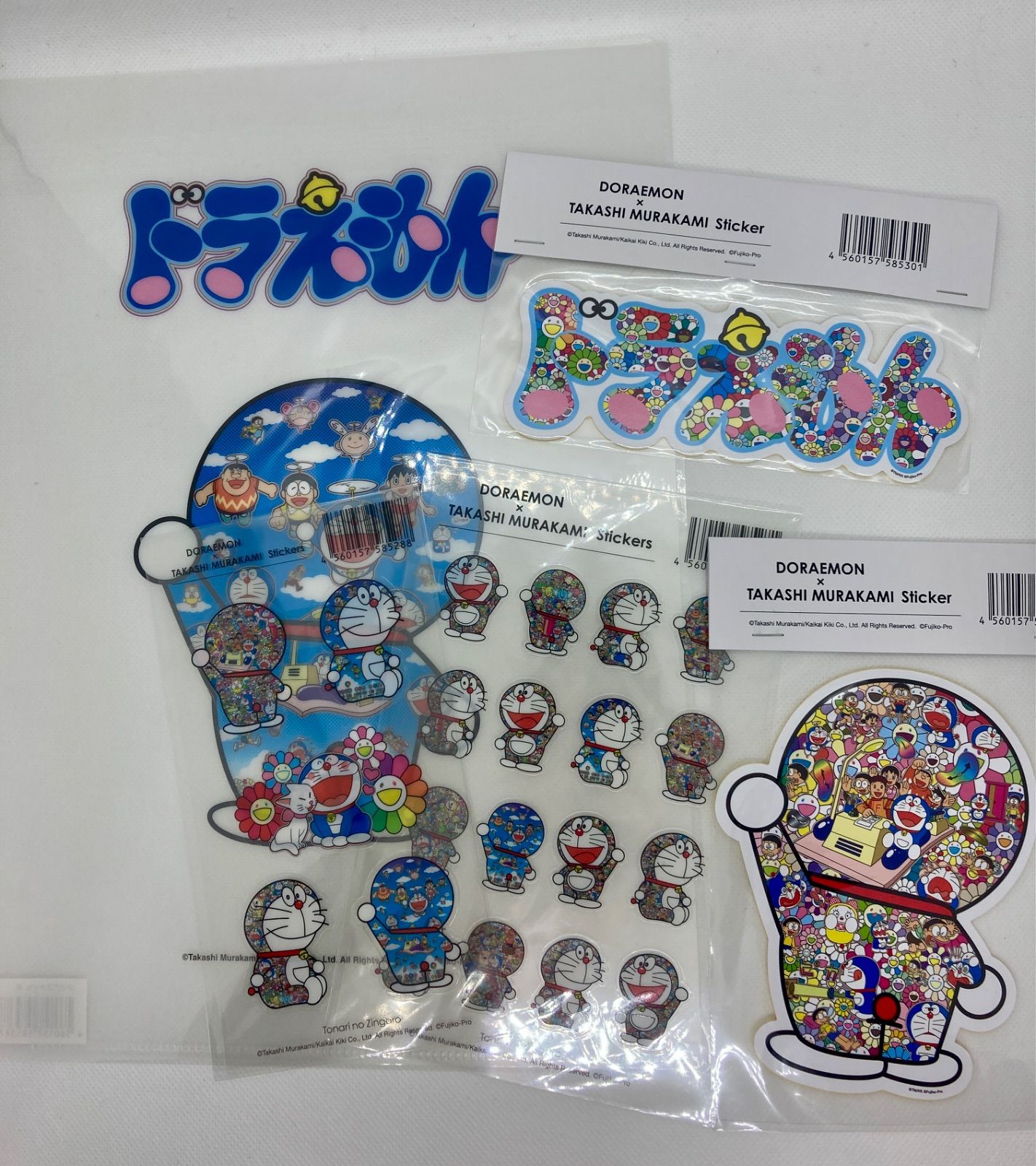 ドラえもん×村上隆 クリアファイル&ステッカーセット - メルカリ
