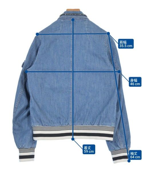 Nﾟ 21 デニムジャケット レディース 【古着】【中古】【送料無料